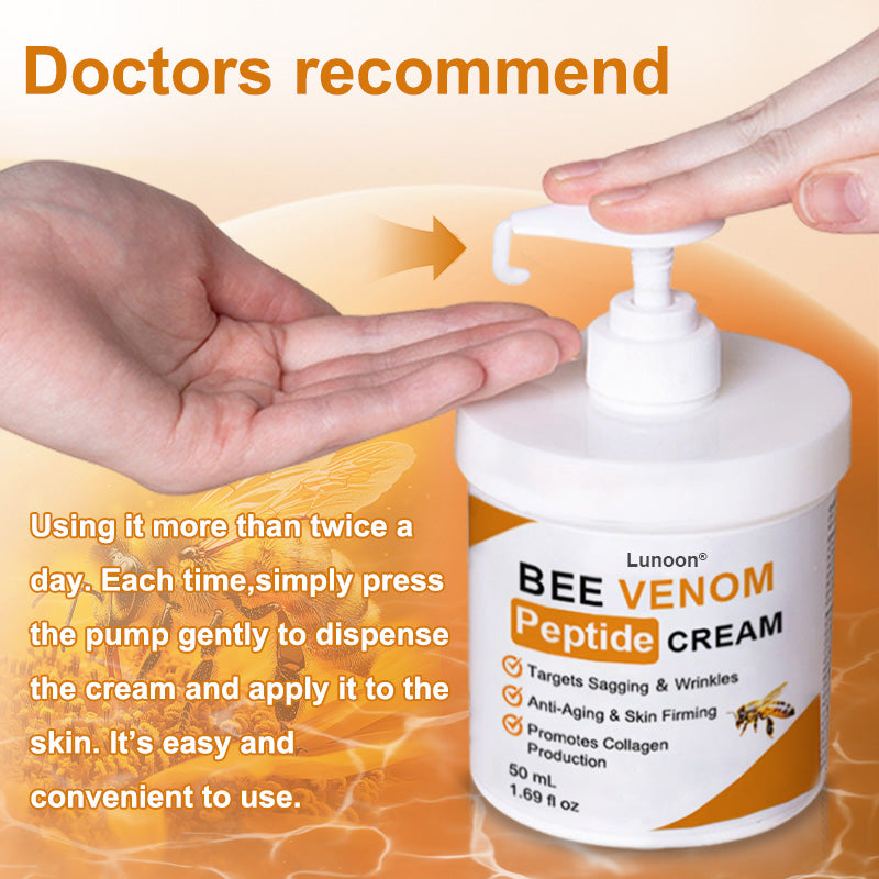 Bee Venom Peptide Cream – 3X More Effective, Firmer Skin, Fewer Wrinkles& Sagging