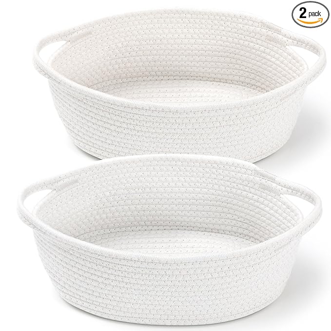 Woven basket for storing sundries