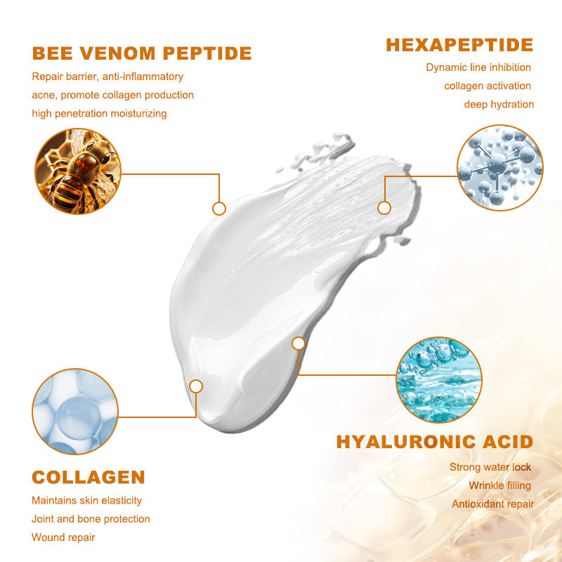 👑Bee Venom Peptide Cream – The Royal Secret to Ageless, Firmer & Visibly Lifted Skin