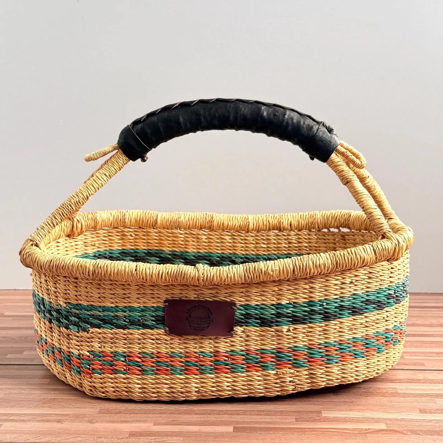 Woven basket for fruits and vegetables — a household essential